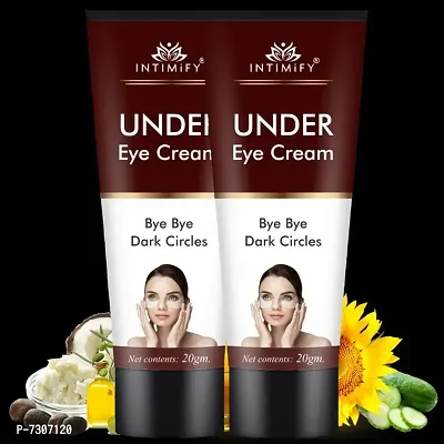 Intimify Under eye cream, Under eye cream for dark circles for all skin types reduce wrinkles 20gm Pack of 2.