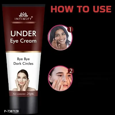 Intimify Under eye cream, Under eye cream for dark circles for all skin types reduce wrinkles 20gm Pack of 2.-thumb3