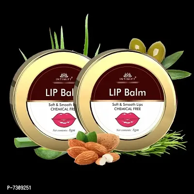 Intimify Lip Balm, Lip balm for dry lips, Lip balm for kids, Best lip balm for softening, smoothing  nourishing, Stylish Lip balm, Unique Lip balm 8gm Pack of 2.