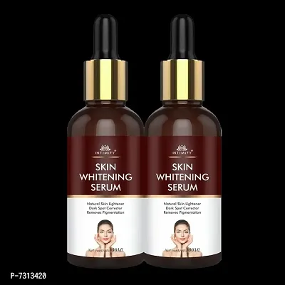 Intimify Skin whitening serum, Skin Brightening, Scars removal, pigmentation from face permanent skin glow in 30ml Pack of 2.