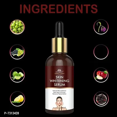 Intimify Skin whitening serum, Skin Brightening, Scars removal, pigmentation from face permanent skin glow in 30ml Pack of 2.-thumb3