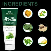 Intimify Tea tree face wash, Face Cleanser, Natural face wash, for Anti-septic and Deep cleaning 100gm Pack of 2.-thumb1