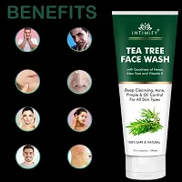 Intimify Tea tree face wash, Face Cleanser, Natural face wash, for Anti-septic and Deep cleaning 100gm Pack of 2.-thumb3