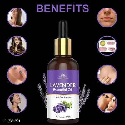 Intimify Best lavender hair oil, Best lavender hair oil for All hair  Skin type make hair thick  healthy 30ml Pack of 2.-thumb2