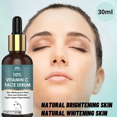 Intimify 10% Vitamin C Face Serum for Glowing Skin, Skin      Whitening, Brightening , Non-Irritating 30ml Pack of 3