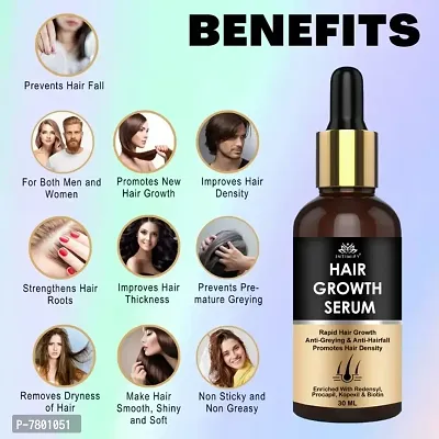 Intimify Hair serum for men  women, For Gorgeous  Shiny Hair, Helps In Everyday Styling , Adds Shine To Hair 30ml Pack of 1-thumb2