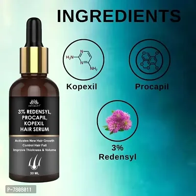 Intimify Advanced Hair Growth Serum,3% Redensyl, Procapil, Kopexil, Reduce Hairfall and Grow Hair 30ml Pack of 1edesyl-thumb2