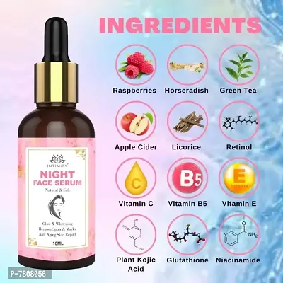 Intimify Night Face serum with Retinol, Kojic Acid for Glow skin 10ml Pack of 2-thumb3