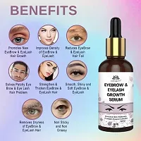 Intimify Eyebrow  Eyelash Growth Serum 100% Pure and Organic Lash and Brow Hair Serum Enriched With Pure Organic and Natural Essential Oils 30ml Pack of 1-thumb1