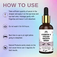 Intimify Eyebrow  Eyelash Growth Serum 100% Pure and Organic Lash and Brow Hair Serum Enriched With Pure Organic and Natural Essential Oils 30ml Pack of 1-thumb2