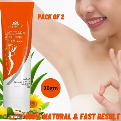 Intimify Dark Underarm Whitening Cream For Whitening Lighten and Brighten Skin 20g Pack of 2