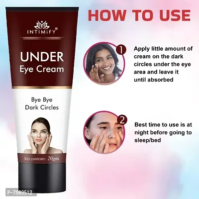 Intimify Eye Cream For Dark Circle Eyebag Dark Circle Remover Cream Eye Bags Wrinkles Removal Cream For Women And Men 20G Pack Of 1 Skin Care Dark Circles Wrinkles-thumb3