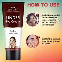 Intimify Under eye cream, Dark circle remover cream, Wrinkles remover 20g Pack of 3-thumb2