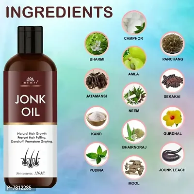 Intimify Jonk Oil, Leech Hair oil, Regrowth Hair oil 120ml Pack of 1-thumb4