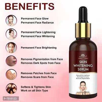 Intimify Skin Whitening Serum for Permanent Face Glow, skin Lightening, Skin Glowing, Face Whitening, Face Brightening, Anti Aging and Anti Wrinkles 30ml Pack of 3-thumb2