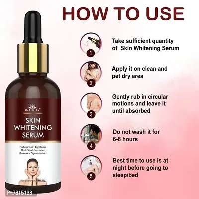 Intimify Skin Whitening Serum for Permanent Face Glow, skin Lightening, Skin Glowing, Face Whitening, Face Brightening, Anti Aging and Anti Wrinkles 30ml Pack of 3-thumb3