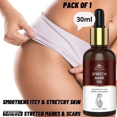 Intimify Stretch Marks Oil to Reduce Stretch Marks of Body, Belly, Thighs, Uneven Skin Tone, Firming, Nourishment For Woman 30ml Pack of 1-thumb0