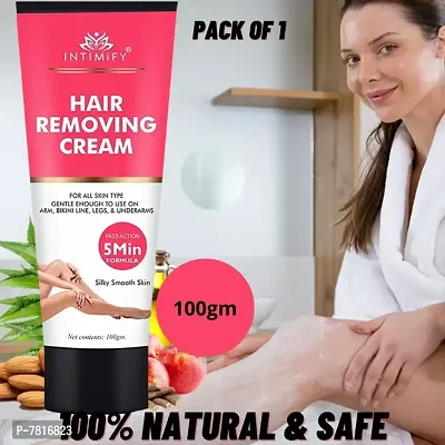 Intimify Hair removing cream suitable for legs, underarms, Bikini line no pain easy to use 100gm pack of 1-thumb0