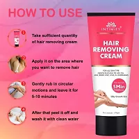 Intimify Hair removing cream suitable for legs, underarms, Bikini line no pain easy to use 100gm pack of 1-thumb3
