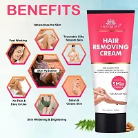 Intimify Natural Hair removal cream effective hair removal in just 5-10 mins keeps skin white  brightening 100gm pack of 2-thumb1