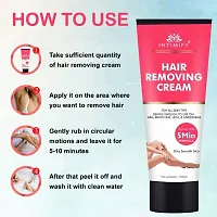 Intimify Natural Hair removal cream effective hair removal in just 5-10 mins keeps skin white  brightening 100gm pack of 2-thumb2