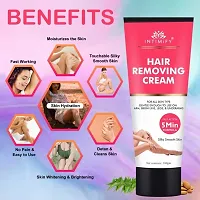 Intimify Hair removal cream for Men  women with No Ammonia Smell, Sensitive skin 100g Pack of 3-thumb1