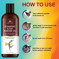 Intimify Hips  Thigh Fat loss fat go slimming weight loss body fitness oil Fat Burning Oil body fitness anti ageing oil for men women Slim Herbs Fat Burning Oil For Stomach, Hips 120ml Pack of 2-thumb3