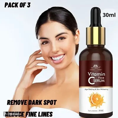Intimify Naturals Vitamin C Professional Anti-Aging  Wrinkle Reducer-Skin Clearing Face Serum-Brightens Skin Tone, Reduces Wrinkes, Fine Line  Repairs Sun Damage 30ml Pack of 3