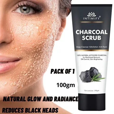 Intimify Charcoal Face Scrub