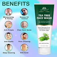 Intimify Tea Tree  Salyicylic Acid Face Wash with Aloe Vera  Neem Extract, Reduces Acne  Pimples, Controls Excess Oil 100gm Pack of 3-thumb2