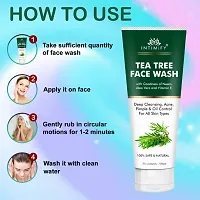 Intimify Tea Tree  Salyicylic Acid Face Wash with Aloe Vera  Neem Extract, Reduces Acne  Pimples, Controls Excess Oil 100gm Pack of 3-thumb1