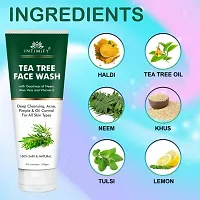 Intimify Tea Tree  Salyicylic Acid Face Wash with Aloe Vera  Neem Extract, Reduces Acne  Pimples, Controls Excess Oil 100gm Pack of 3-thumb3