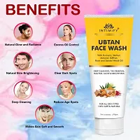 Intimify Natural ubtan face wash, Herbal face wash, reduce age spots  clear dark spots 100gm Pack of 2-thumb1