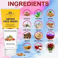 Intimify Natural ubtan face wash, Herbal face wash, reduce age spots  clear dark spots 100gm Pack of 2-thumb3