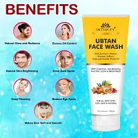 Intimify Ubtan Natural Face wash for all Skin type with Turmeric  Saffron for Tan removal 100gm Pack of 3-thumb1