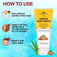 Intimify Ubtan Natural Face wash for all Skin type with Turmeric  Saffron for Tan removal 100gm Pack of 3-thumb2