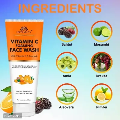 Intimify Vitamin c face wash, Best vitamin c face wash, for Skin whitening and natural glow 100gm Pack of 1-thumb4