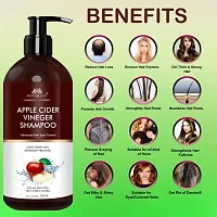 Intimify Natural apple cider shampoo for Damaged Hair  Hairfall Control 200ml Pack of 2-thumb2