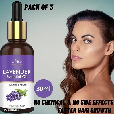 Intimify Lavender Essential Oil for Healthy Hair, Skin, Sleep 100% Pure, Natural and Undiluted 30ml Pack of 3-thumb0