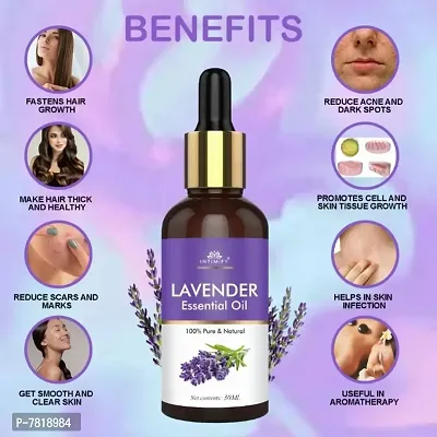 Intimify Lavender oil for hair, Skin Oil for healthy hair scalp and smooth skin 100% Natural in 30ml Pack of 1-thumb2