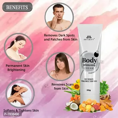 Intimify Body whitening cream, Body soft cream, Scar removal cream, 20gm (Pack of 1)-thumb2