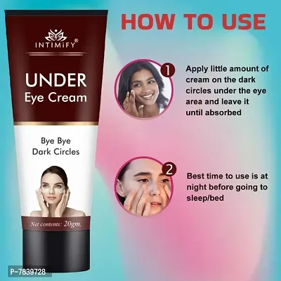 Intimify BYE BYE DARK CIRCLE Eye Cream With Cucumber For Dark Circles 20gm (Pack of 1)-thumb3