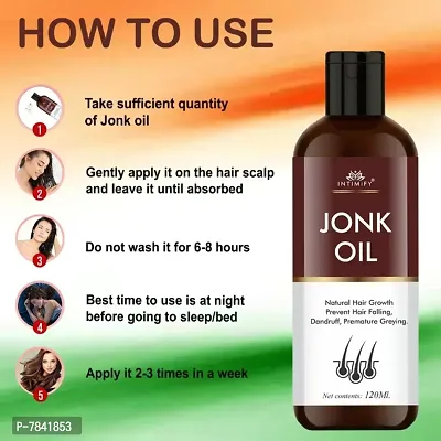 Intimify JIntimify Jonk oil, Hair growth oil, Leech hair oil, 120ml (Pack of 1)-thumb3