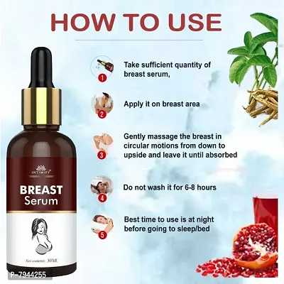 Intimify Breast serum, Breast growth serum, Breast size increase, for smooth breast skin 30ml (Pack of 1)-thumb2