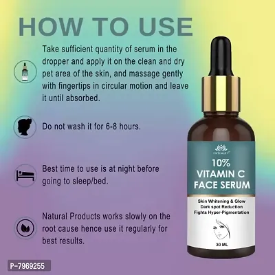 Intimify Vitamin C Facial Serum For Dull  Uneven Skin With 10% Vitamin C,Face Serum For Glowing Skin - All Skin Types 30ml Pack of 1-thumb3