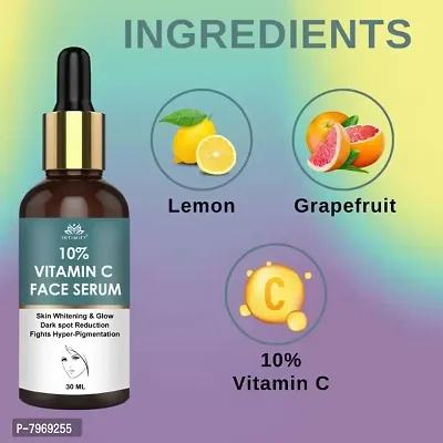 Intimify Vitamin C Facial Serum For Dull  Uneven Skin With 10% Vitamin C,Face Serum For Glowing Skin - All Skin Types 30ml Pack of 1-thumb4