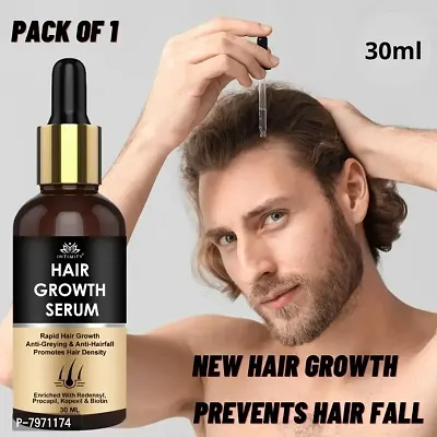 Intimify Advanced Hair growth serum for men  women, Redensyl hair growth serum with natural ingredients 30ml Pack of 1-thumb0