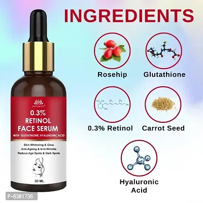 Intimify 0.3% Anti Ageing Retinol Face Serum, Retinol, Hyaluronic Acid 30ml Pack of 1-thumb3