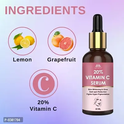 Intimify Face Serum Vitamin C 20%, Ferulic Acid 1% Brightening Anti Aging Skin Repair Decrease formation of Fine Lines Wrinkles Brown Spots Glass Bottle 30ml Pack of 1-thumb4