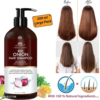 Intimify Onion Shampoo For Hair Growth, Onion Shampoo, Red Onion Shampoo, Hair Fall Shampoo-thumb0
